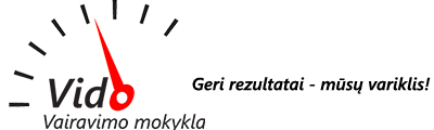 Vido vairavimo mokykla Logo